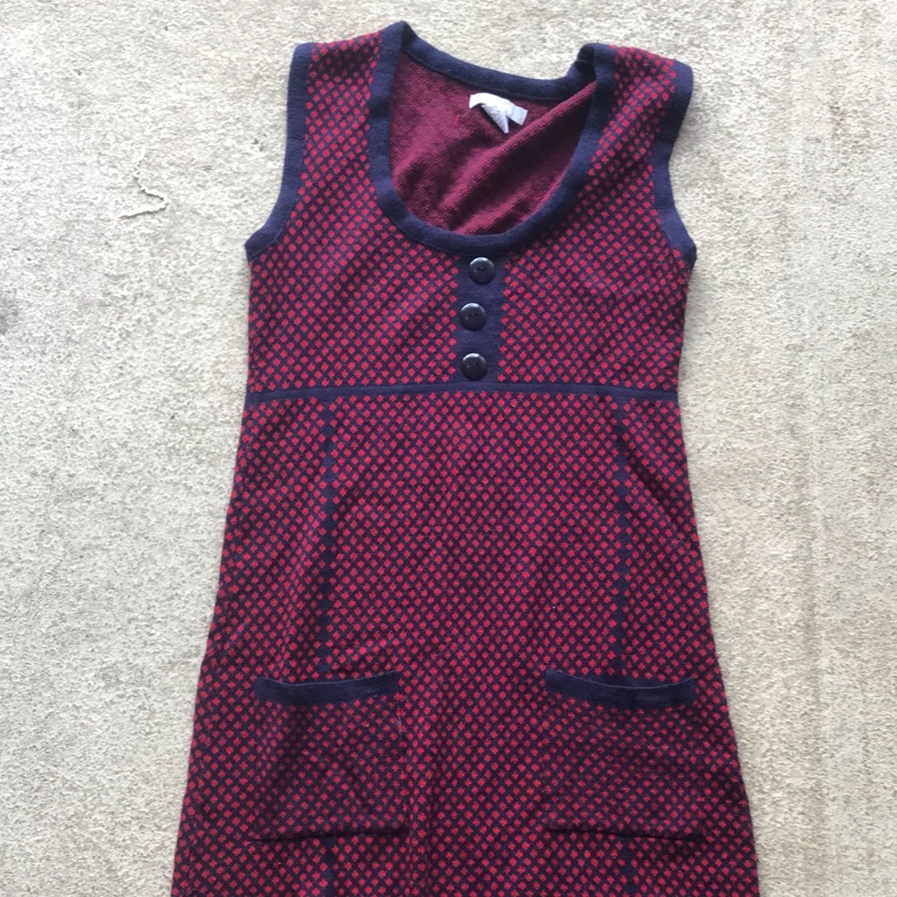 SOLD Delias Red and Blue Dress Size Small